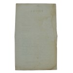 Odezwa. Wezwanie do wstępowania w szeregi Gwardyi Narodowej. Lwów, 11 lipca 1848 (845)