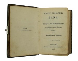 Rev. Prokop, Glorify my soul to the Lord. A devotional book. Warsaw 1888 (847)