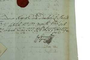 Drohobych, document August 19, 1800, coat of arms seal (858)