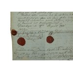 Drohobycz, dokument 19 sierpnia 1800, pieczęć herbowa (858)