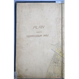Plan miasta Tomaszowa Mazowieckiego 1930 (416)
