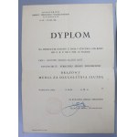 II RP, zestaw dyplomów do polskich odznaczeń, 2 szt. (418)
