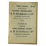 Cennik Fabryki Wyrobów Srebrzonych i Złoconych A. B. Schiffers i S-ka w Warszawie, 1898 (248)