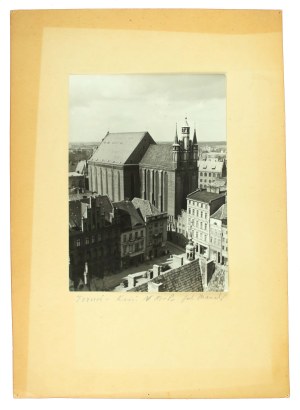 Torun - Photograph by Henryk Zawadzki showing the Church of the Blessed Virgin Mary in Torun (938)
