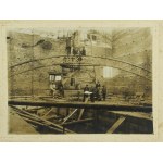 Toruń - Fotografia - budowa Monopolu Spirytusowego, Toruń. II RP (939)