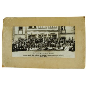 Czeladź - fotografia zbiorowa rajców straży pożarnej, policji i obywateli miasta Piaski 1932r (949)