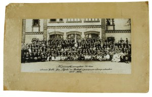 Czeladz - group photograph of councilors of the fire department, police and citizens of the city of Piaski 1932r (949)