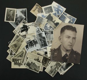 Set of 83 photographs after a German soldier from World War II (957)
