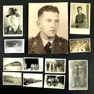 Set of 83 photographs after a German soldier from World War II (957)