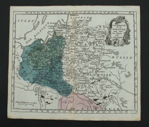 Map of Poland from 1781. 