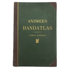 Andrees Allgemeiner Hand Atlas. 126 Haupt und 139 Nebenkarten. Wyd. Bielefeld und Leipzig 1901 (822)