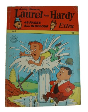 Laurel and Hardy comic strip, 1972, print in Poland (833)