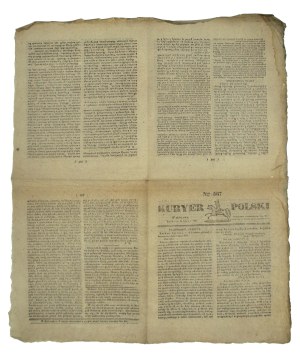 Kuryer Polski No. 567 Warsaw, July 15, 1831 November Uprising (834)