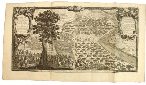 Copperplate 1729, Samuel von Pufendorf, Battle of Warsaw, first day July 18 (28), 1656(555)