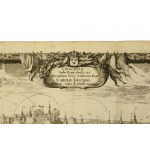 Miedzioryt 1729r, Samuel von Pufendorf, Cracovia... Plan oblężenia Krakowa, 1655r (558)