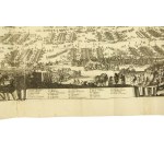 Miedzioryt 1729r, Samuel von Pufendorf, Cracovia... Plan oblężenia Krakowa, 1655r (558)