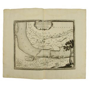 Miedzioryt 1696r, Samuel von Pufendorf, Plan umocnień nad Wisłą, 1655r (561)