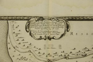 Copperplate 1696, Samuel von Pufendorf, Plan of fortifications on the Vistula River, 1655 (561)