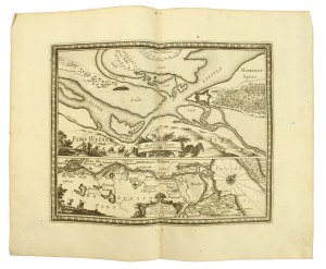 Copperplate 1696r, Samuel von Pufendorf, Forks of the Vistula and Nogat River (568)