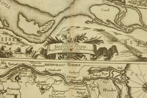 Copperplate 1696r, Samuel von Pufendorf, Forks of the Vistula and Nogat River (568)