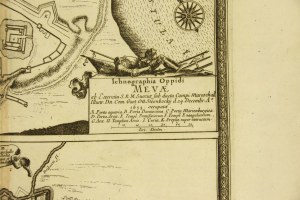 Copperplate 1696r, Samuel von Pufendorf, Gniew on the Vistula River and Brodnica on the Drweca River (569)