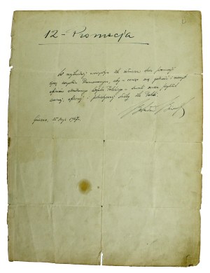 Officer's promotion, signed by Boleslaw Bierut, Gniezno 1947 (584)