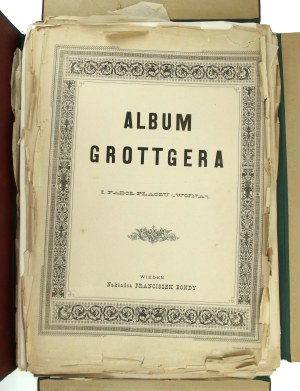 Artur Grottger (1837-1867), GROTTGER'S ALBUM. I. PADDLE OF WEEPING (WAR). II. POLONIA, III., LITHUANIA, VIENNA 1888 (586)