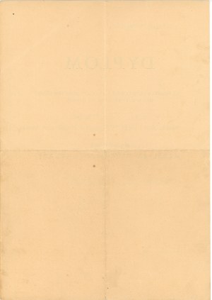 Diploma for a medal for long service, Lviv 1939 (582)