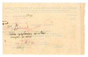 Ski and Tourist Section, KPW in Lviv - 1939 letter (382)
