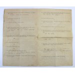 Klub Sportowy Sztubak Radom - Kwestionariusz, 1924 (590)