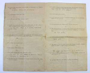 Shtubak Radom Sports Club - Questionnaire, 1924 (590)