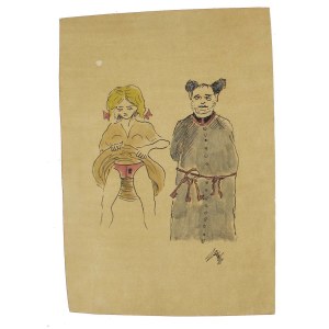 Jerzy Zaruba (1891-1971), Rysunek satyryczny (362)