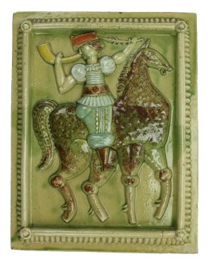 Cracow decorative tile, 20th century. (367)