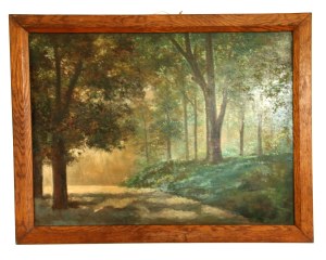 Marian PUCHALSKI (1912-1970), landscape with trees (368)