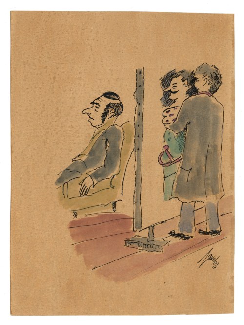 Jerzy Zaruba (1891-1971), Rysunek satyryczny (369)