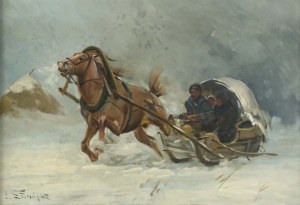 JÓZEF SLOCIÑSKI, Winter Ride (503)