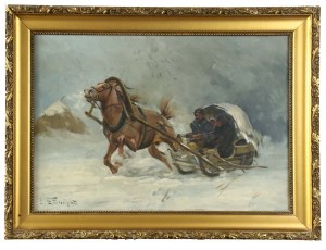 JÓZEF SLOCIÑSKI, Winter Ride (503)