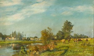 Fritz WUCHERER (1873-1948), Rural Landscape, 1895 (506)