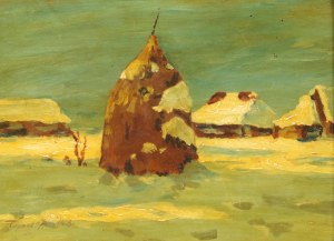 Pejzaż, wieś nad Bugiem, 1928 (507)