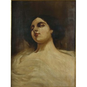 NIEZNANY PODPIS, Portret kobiety, 1921 (508)
