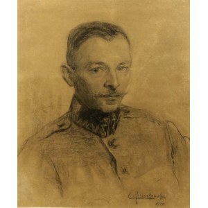 Eugenia MARCINKOWSKA-BRYKNER (1892-1969), portret malarza Stanisława Sawiczewskiego, 1920 (511)