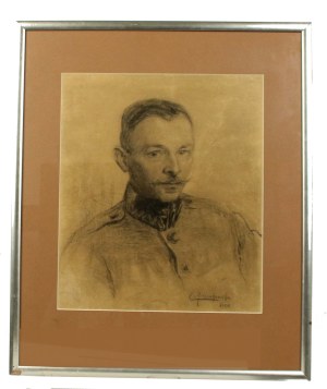 Eugenia MARCINKOWSKA-BRYKNER (1892-1969), portrait of painter Stanislaw Sawiczewski, 1920 (511)