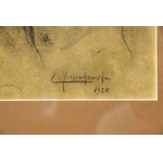 Eugenia MARCINKOWSKA-BRYKNER (1892-1969), portret malarza Stanisława Sawiczewskiego, 1920 (511)