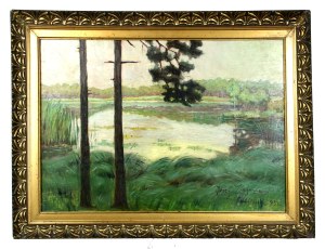 Jozef ZAJĄC (1890-1874), Lubliniec, ponds, 1934 (513)