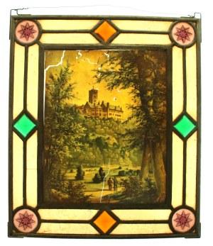 Stained glass window, Germany 19th / 20th century. (520)