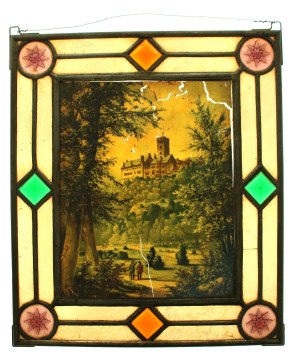 Stained glass window, Germany 19th / 20th century. (520)