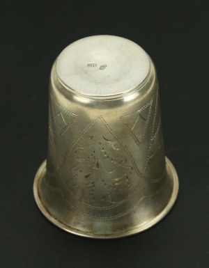 Kiddush mug, Israel Yesyevich Wester, Russia, Kyiv early 20th century. (430)