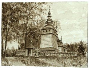 Andrzej NIZIOŁEK, Orthodox church in Kotani, 2014 (530)