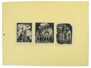 Stanislaw RACZYÑSKI (1903-1982), Krakow, triptych (636)