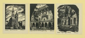 Stanislaw RACZYÑSKI (1903-1982), Krakow, triptych (636)